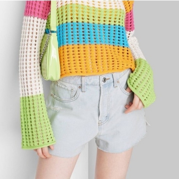 wild fable Pants - Wild Fable Button Fly Cutoff Denim Shorts
